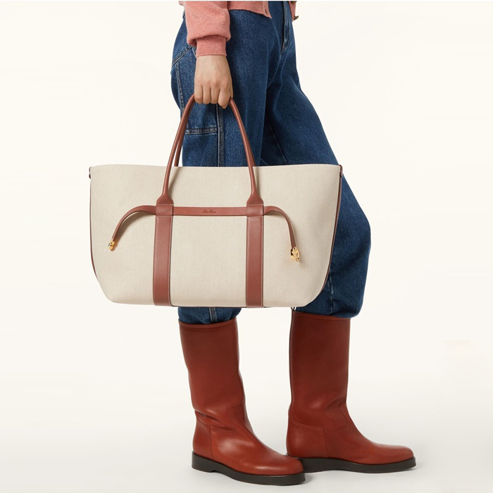 ロロピアーナレディースギエララージショッパーバッグb5782