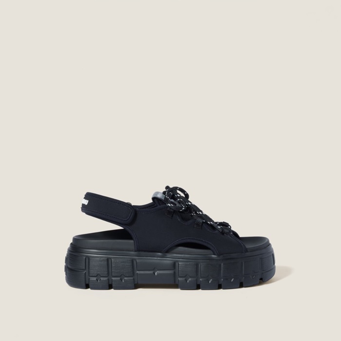 ミュウミュウレディースチャンクネオプレンサンダルs6013