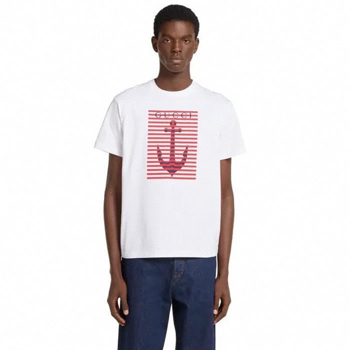 グッチメンズラウンド半袖Tシャツc7092