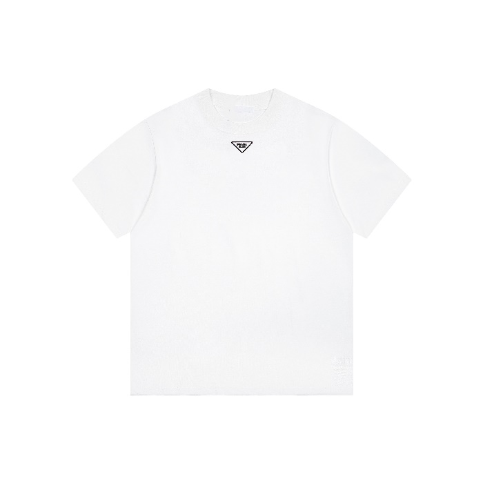 プラダメンズラウンド半袖Tシャツc7129