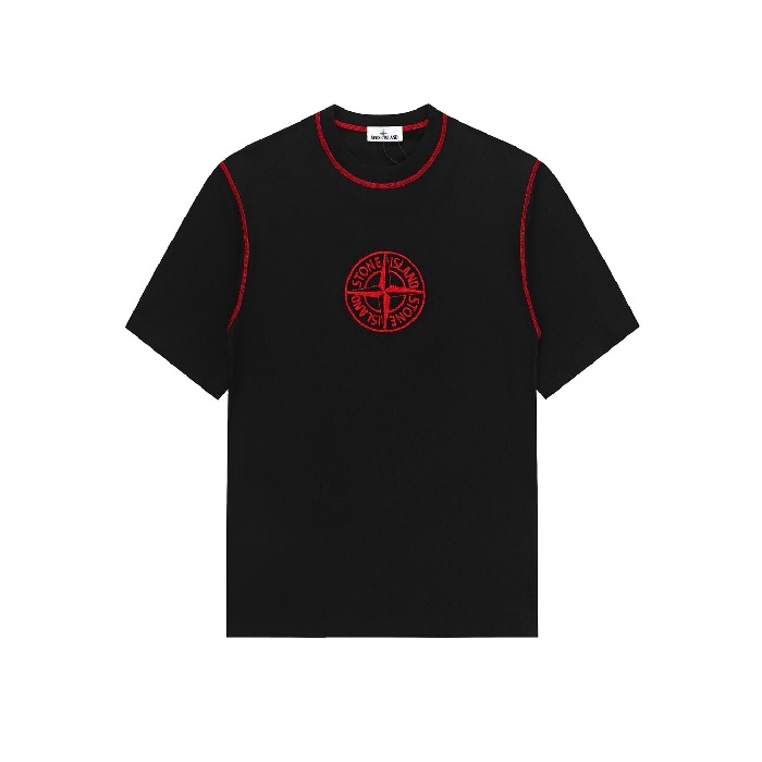 ストーンアイランドメンズラウンド半袖Tシャツc7153