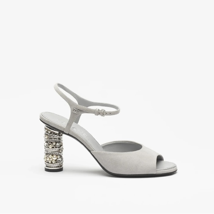 シャネルレディースミドルヒールスリングバッグs6052