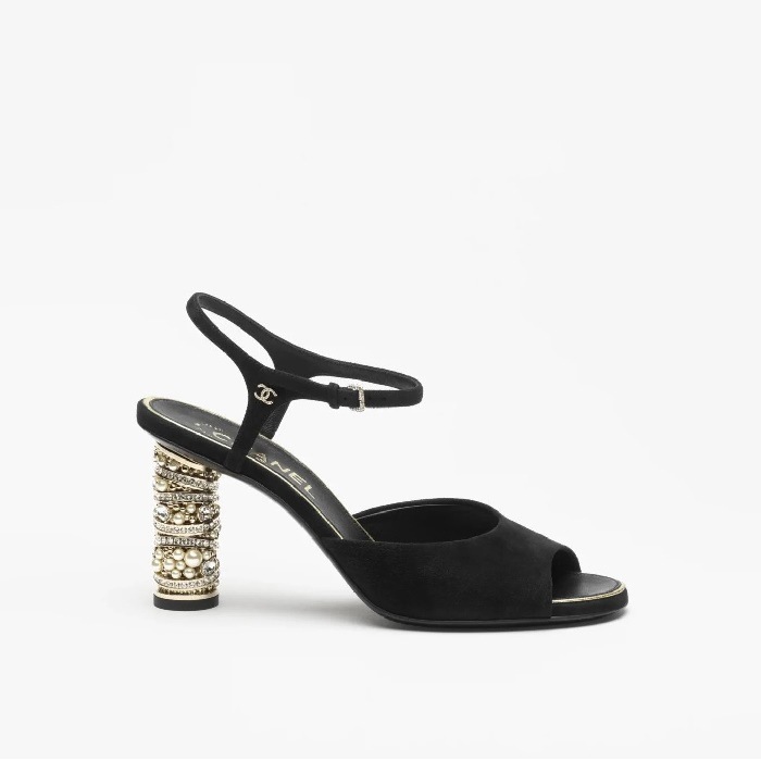 シャネルレディースミドルヒールスリングバッグs6053