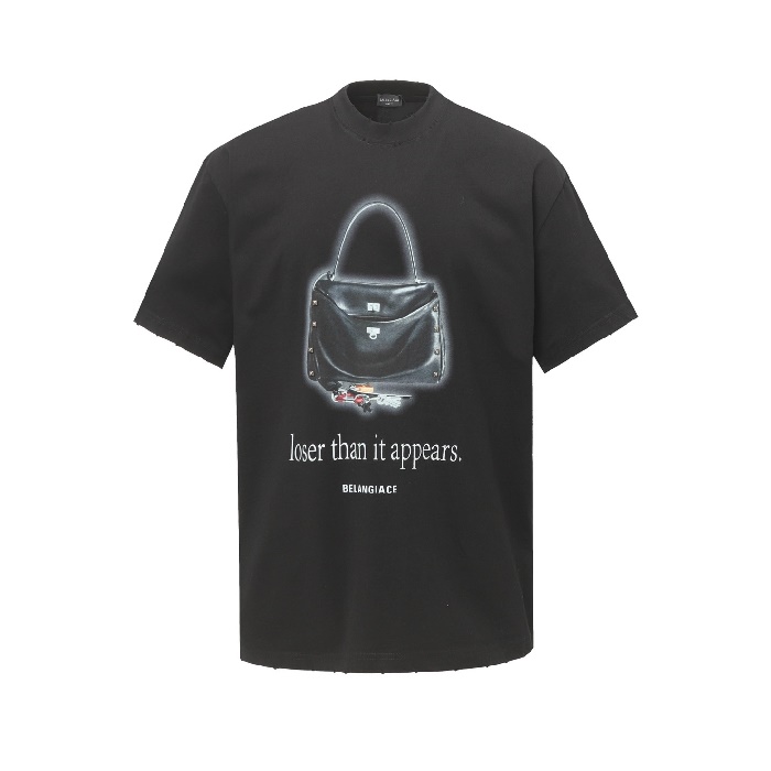 バレンシアガメンズラウンド半袖Tシャツc7191