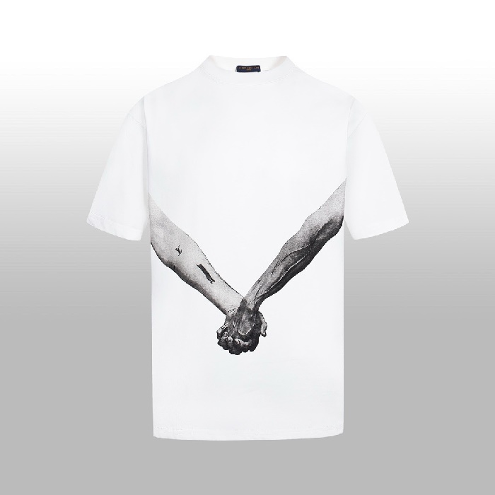 ルイヴィトンメンズラウンド半袖Tシャツc7213