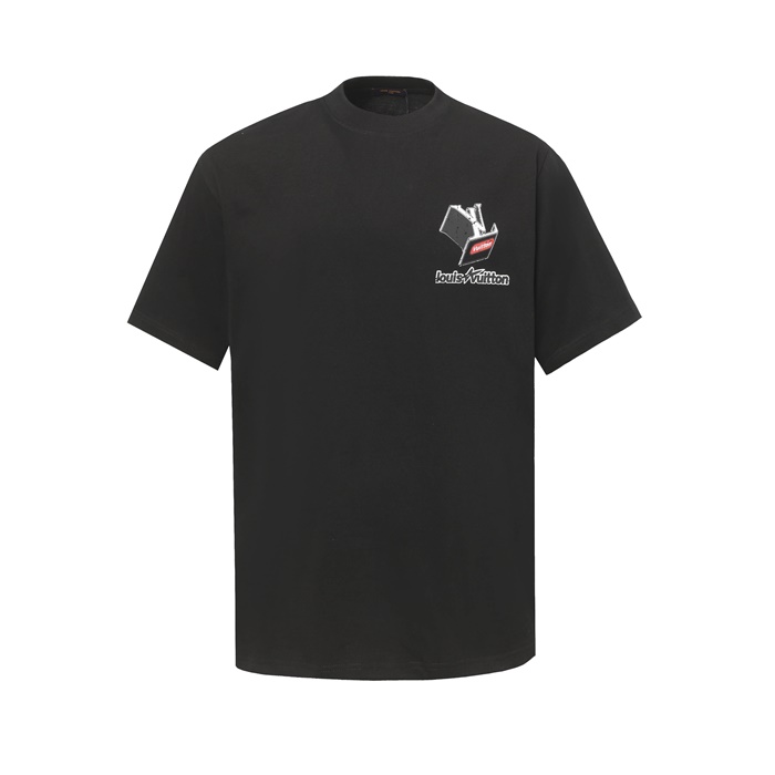 ルイヴィトンメンズラウンド半袖Tシャツc7240