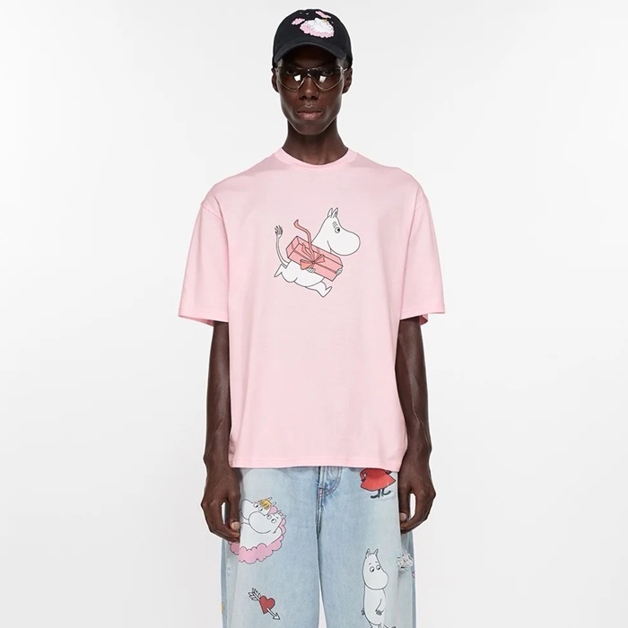 アクネストゥディオズメンズクルーネック半袖Tシャツc7244