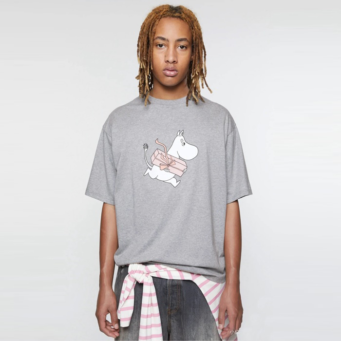 アクネストゥディオズメンズクルーネック半袖Tシャツc7245