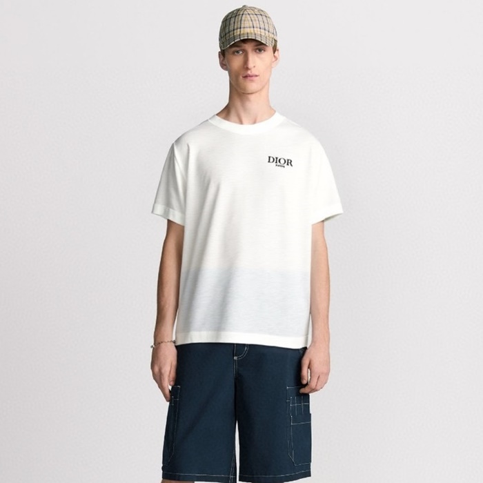ディオールメンズラウンド半袖Tシャツc7246