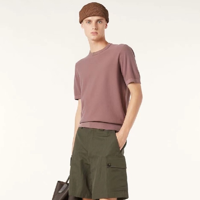 ロロピアーナメンズラウンド半袖Tシャツc7261