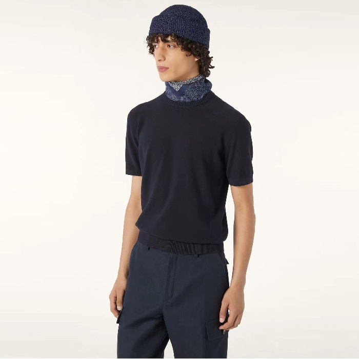 ロロピアーナメンズラウンド半袖Tシャツc7262