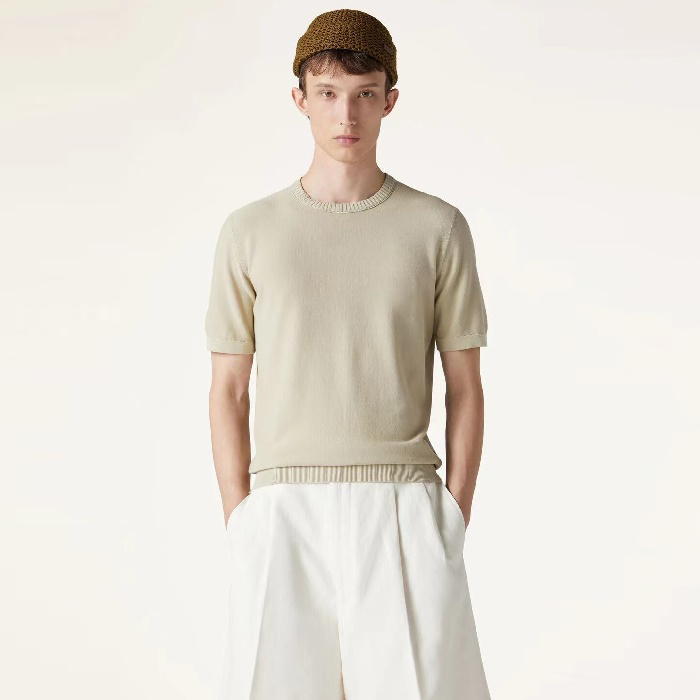 ロロピアーナメンズラウンド半袖Tシャツc7264