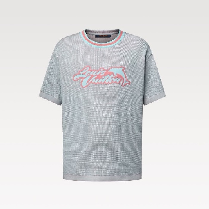 ルイヴィトンメンズラウンド半袖Tシャツc7295