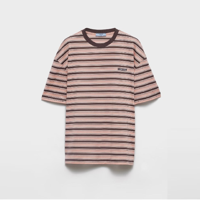 プラダメンズラウンド半袖Tシャツc7299