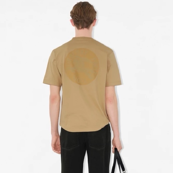 バーバリーメンズラウンド半袖Tシャツc7312