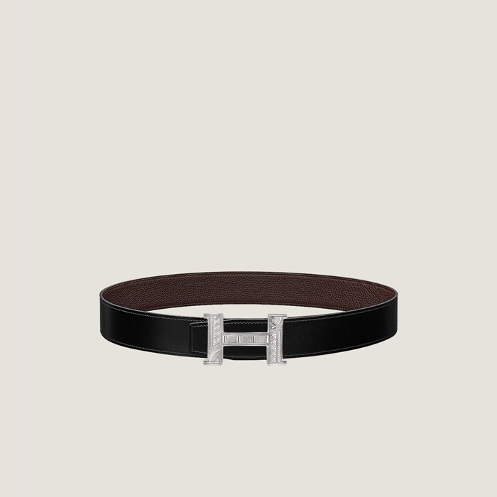 エルメスメンズコンスタンストゥアレグリバーシブルベルトl251