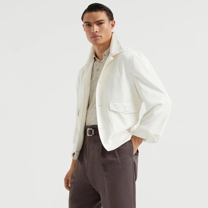 ブルネロクチネリメンズポロシャツc7322