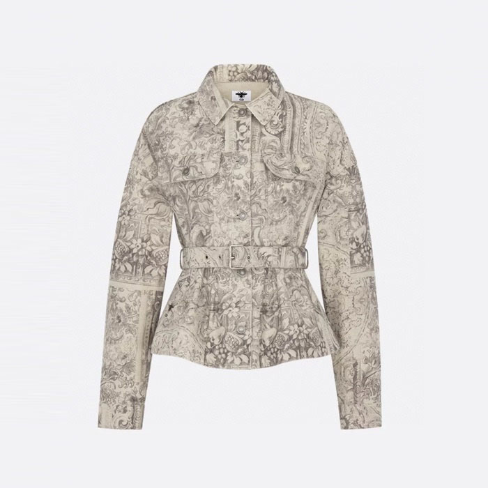 ディオールレディースベルトジャケットc7337