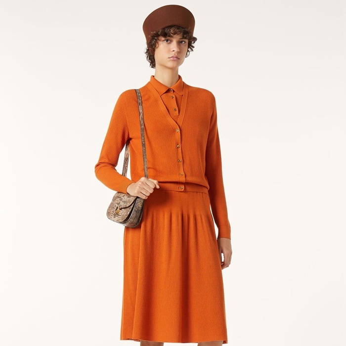 ロロピアーナレディーススクリビアンスカートc7339