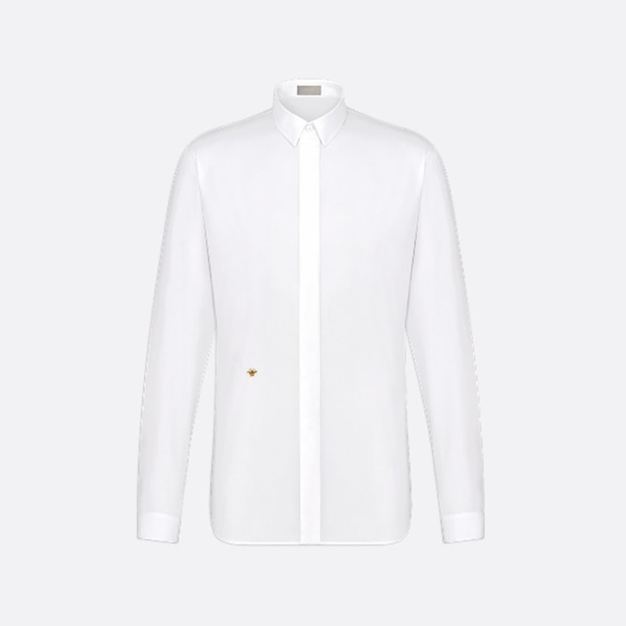 ディオールメンズゴールド蜜蜂刺繍シャツc7342