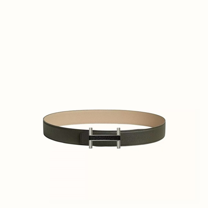 エルメスメンズバックルバックルリバーシブルベルトl322