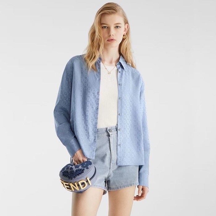 ェンディレディーストレンディシャツc7346