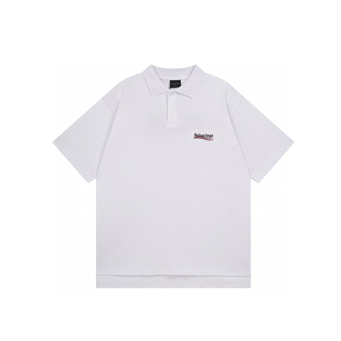 バレンシアガメンズポロ半袖Tシャツc7348