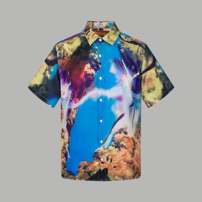 ロエベメンズ半袖シャツc7382