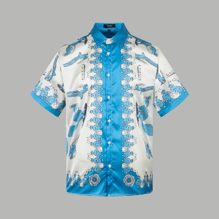 グッチメンズ半袖シャツc7383