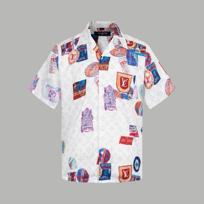 ルイヴィトンメンズ半袖シャツc7387