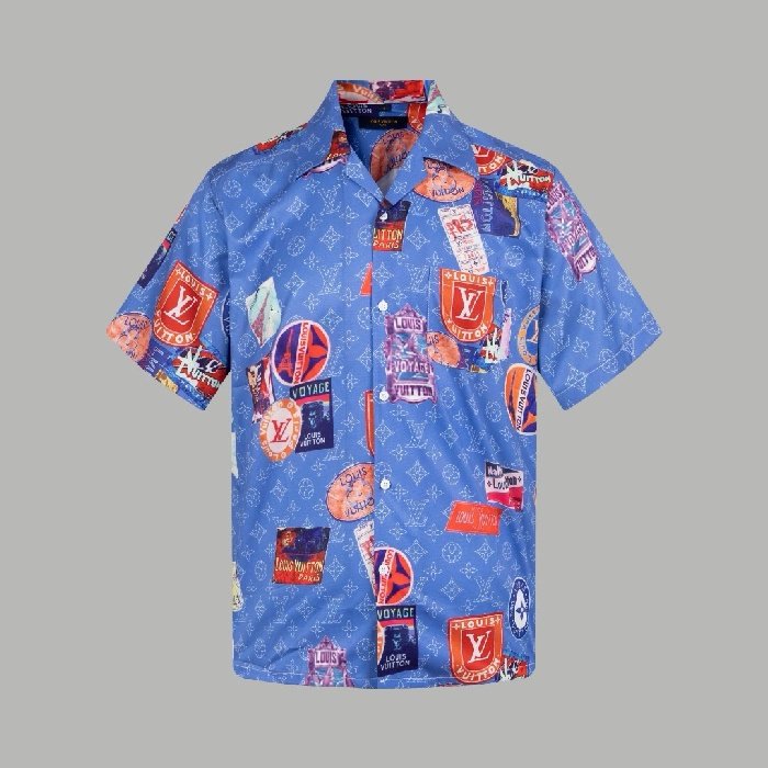 ルイヴィトンメンズ半袖シャツc7389