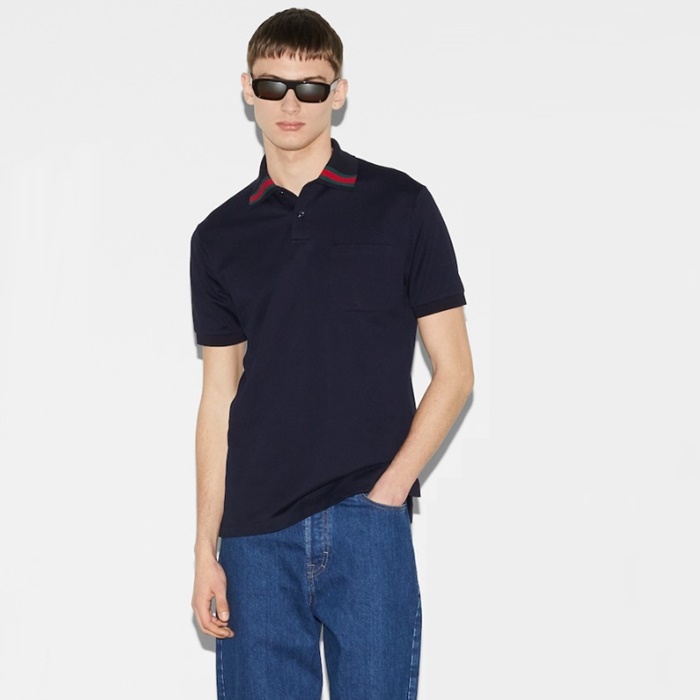 グッチメンズポロ半袖Tシャツc7457