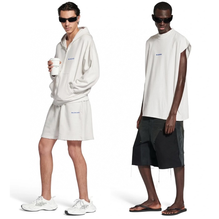 バレンシアガメンズラウンドタンクトップc7470