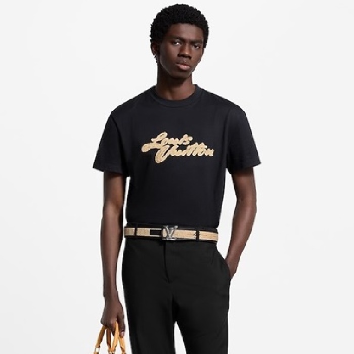 ルイヴィトンメンズラウンド半袖Tシャツc7484