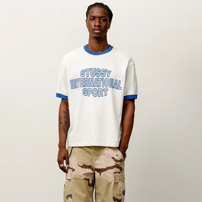 ステューシーメンズクルーネック半袖Tシャツc7505