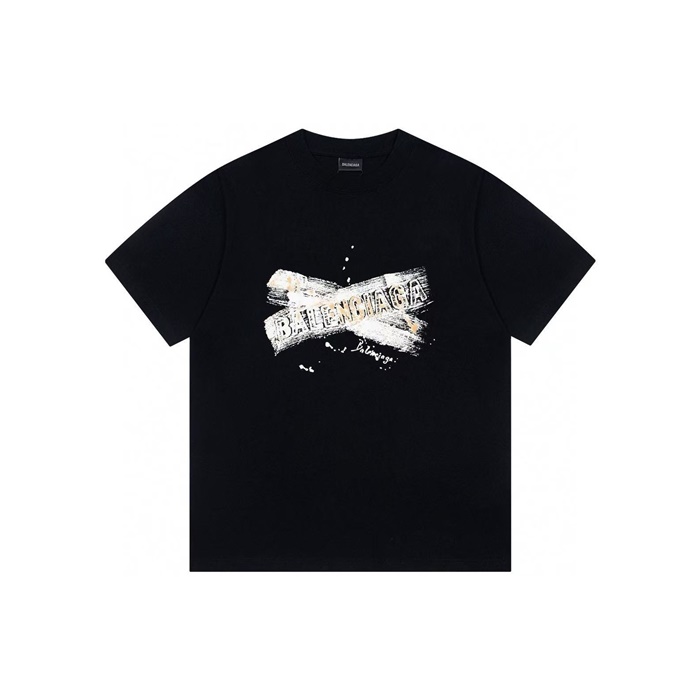 バレンシアガメンズラウンド半袖Tシャツc7516