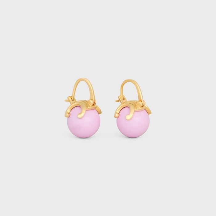 セリーヌレディースゴールドピアスc5911