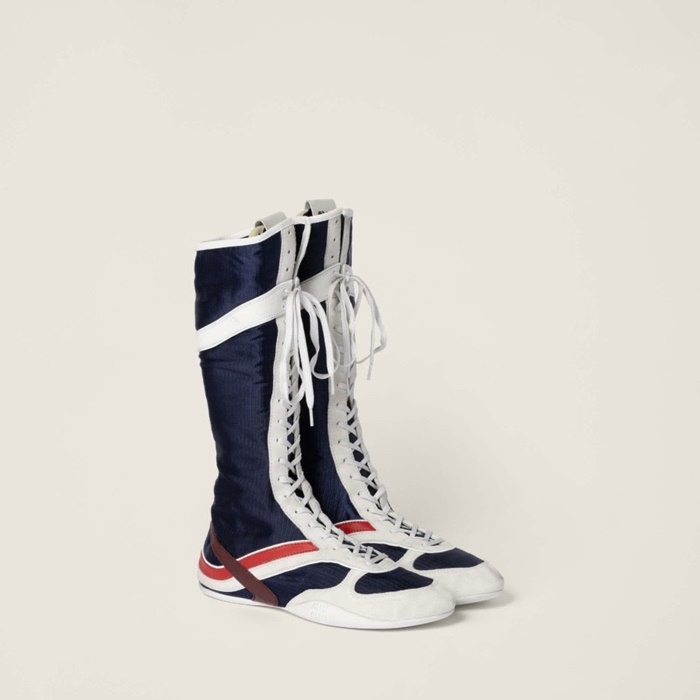 ミュウミュウレディースジムナジウムブーツs6253