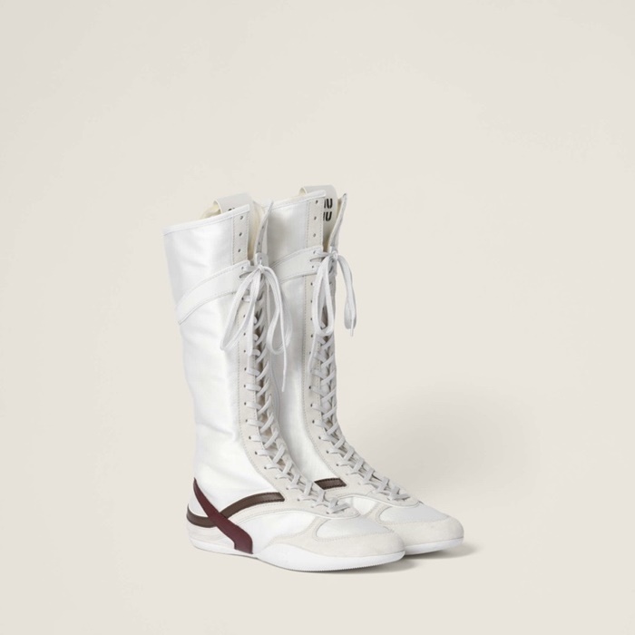 ミュウミュウレディースジムナジウムブーツs6254