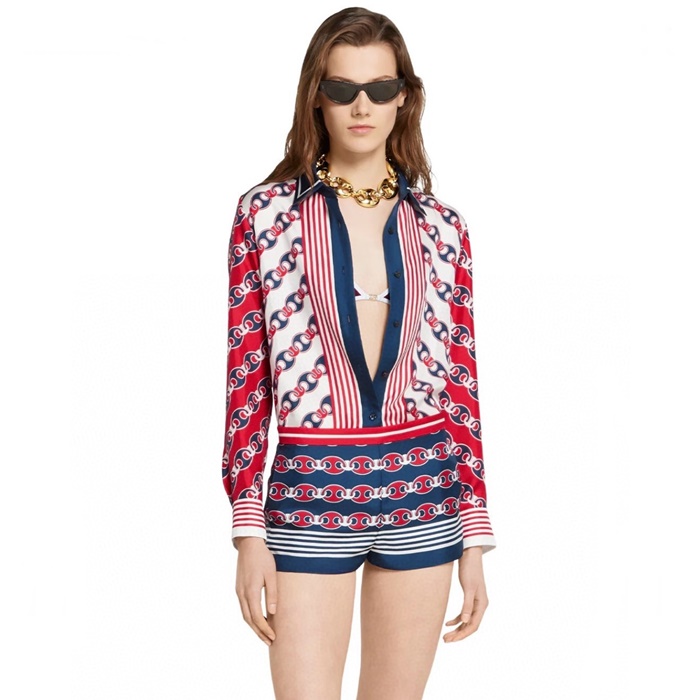 グッチレディーストレンディシャツc7528