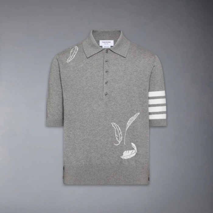 トムブラウンレディースポロニット半袖Tシャツc7538