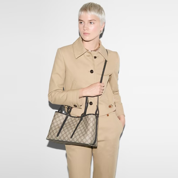 グッチレディースエンブレムミディアムトートバッグb6002