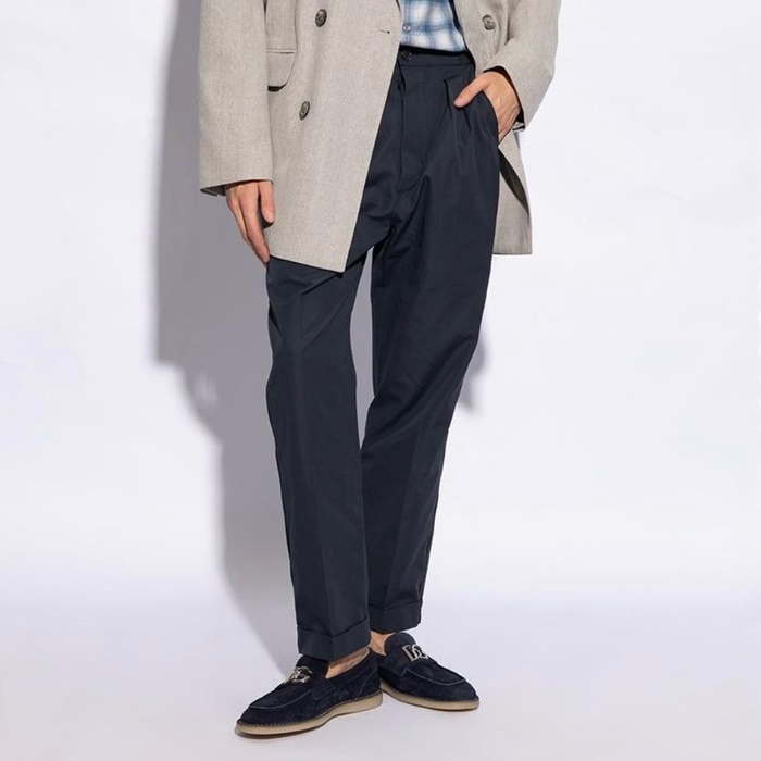 ドルチェ＆ガッバーナメンズゴムソールスエードローファーs6240