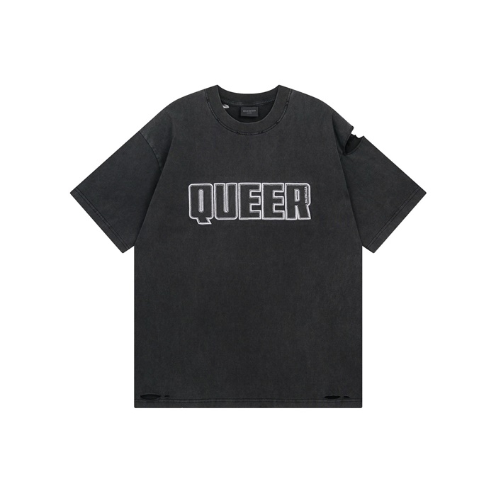 バレンシアガメンズラウンド半袖Tシャツc7540