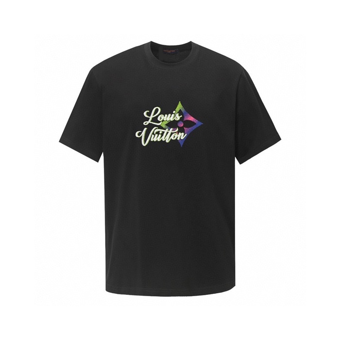 ルイヴィトンメンズラウンド半袖Tシャツc7549