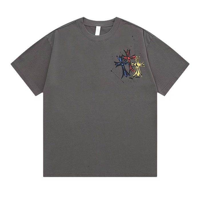 クロムハーツメンズラウンド半袖Tシャツc7552