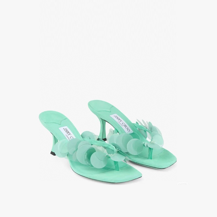 ジミーチュウレディースグリッターサンダルs6251