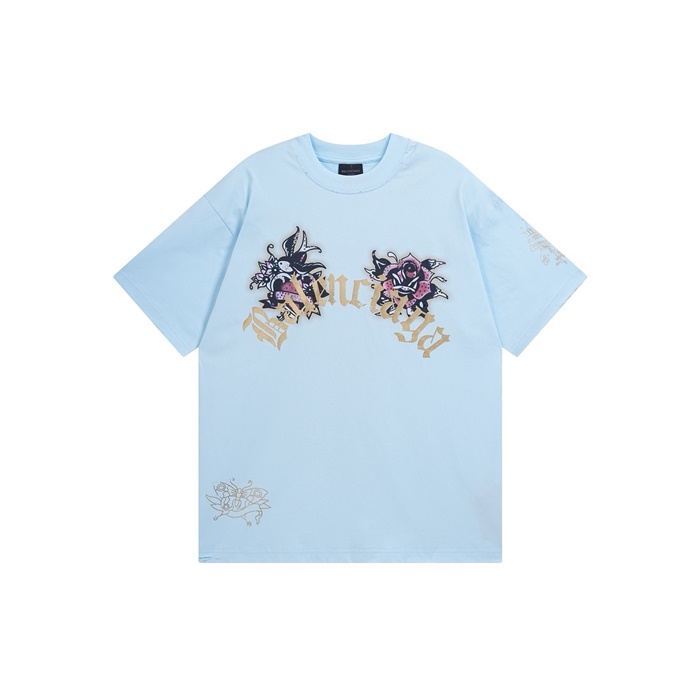 バレンシアガメンズラウンド半袖Tシャツc7613