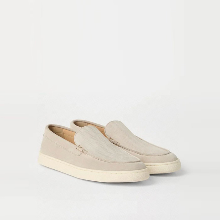 ブルネロクチネリメンズスエードローファー-s6269