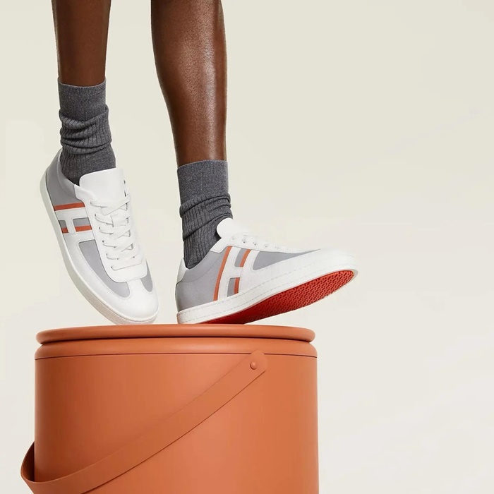 エルメスユニセックスブーメランスニーカーs6275